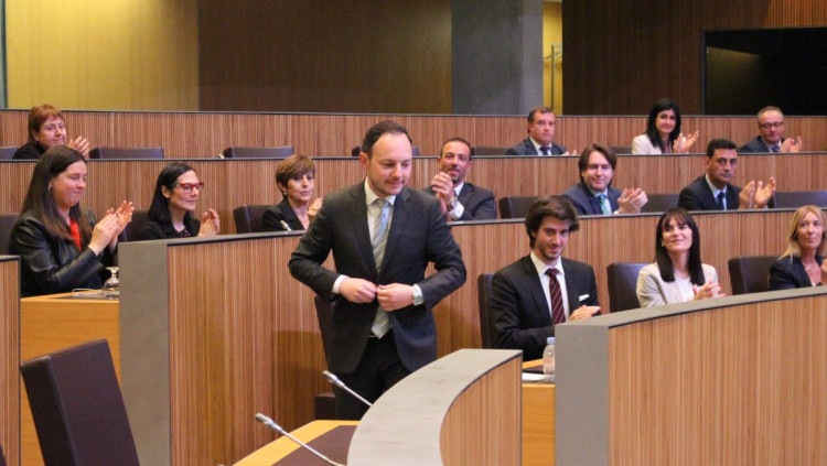 Xavier Espot és escollit cap de Govern d'Andorra. @Demòcrates_and