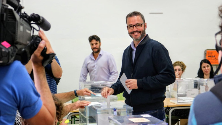 José Hila, vencedor a l'Ajuntament de Palma i futur alcalde pel PSOE. @hila
