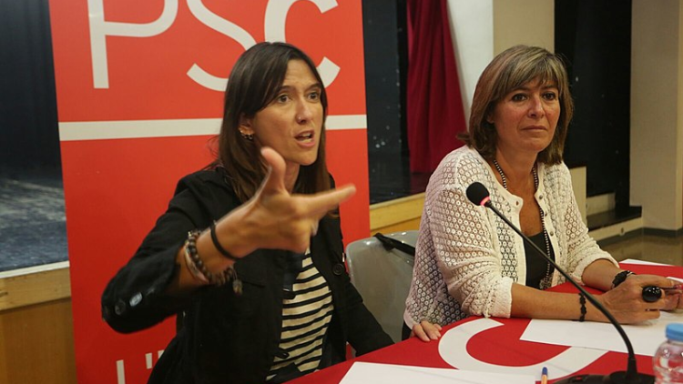 Núria Parlón i Núria Marín. Núria Parlón (CC-By)