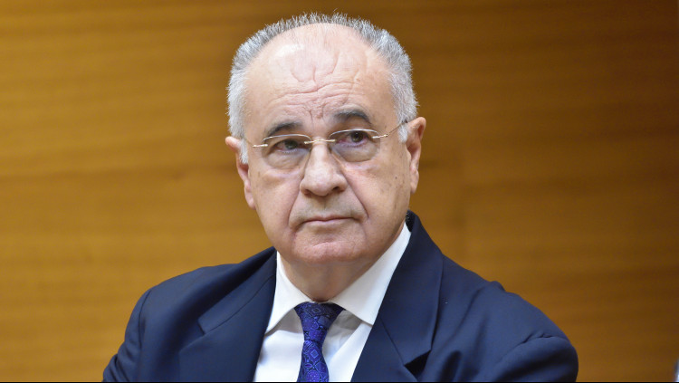 Rafael Blasco durant la seua compareixença a les Corts Valencianes en una comissió d'investigació del 'cas Taula'| Corts Valencianes