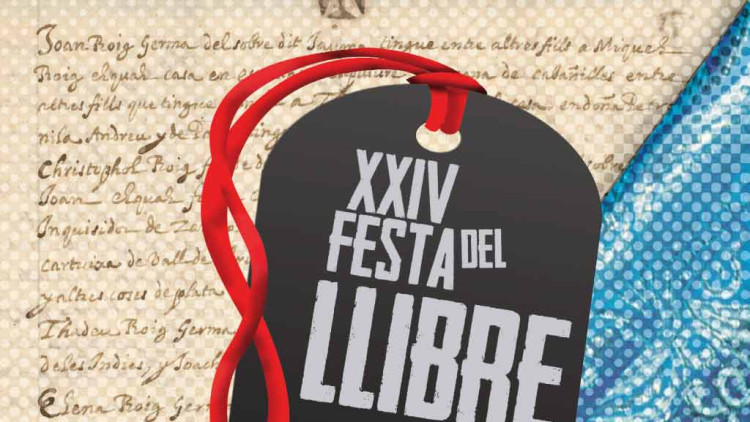 Cartell de la XXIV edició de la Festa del Llibre de Muro| Ajuntament de Muro