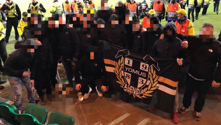 Expedició d'Ultras Yomus a Glasgow, on el València CF jugava un partit de l'Europa League| EL TEMPS