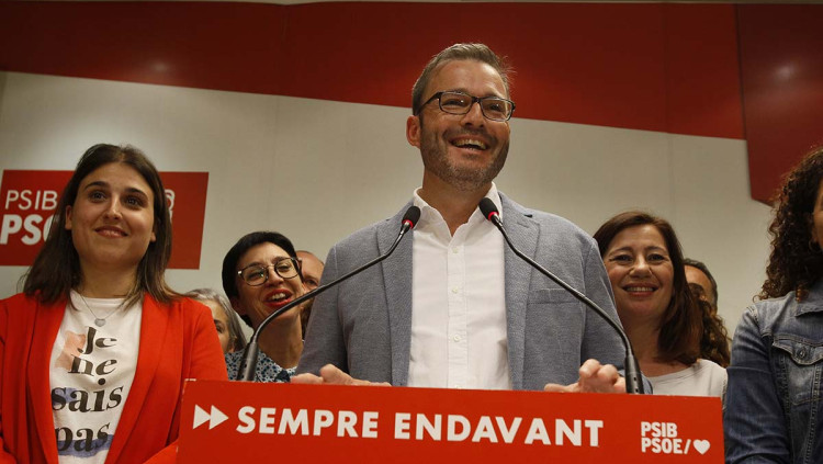 José Hila, nou alcalde de Palma amb el PSIB-PSOE. Isaac Buj