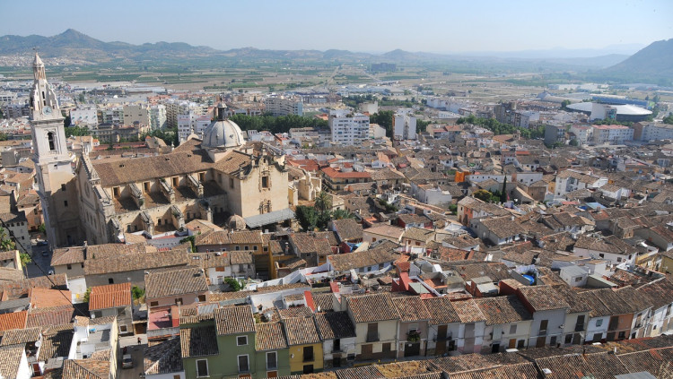 Vista panoràmica de Xàtiva. Foto: Prats i Camps