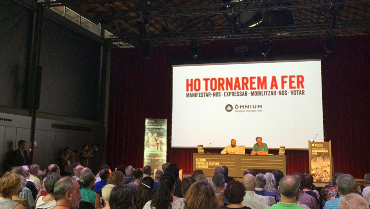 Jornades de desobediència civil. Òmnium Cultural