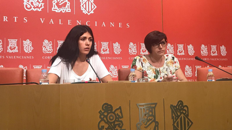 Naiara Davó i Estefania Blanes a la Junta de Síndics d'aquest dimarts| Unides Podem