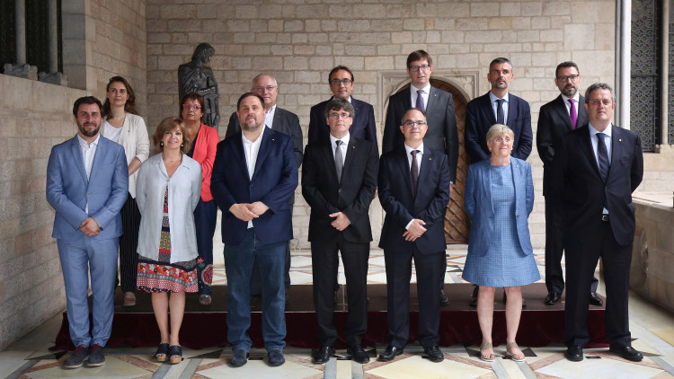 Fotografia de grup del nou Govern