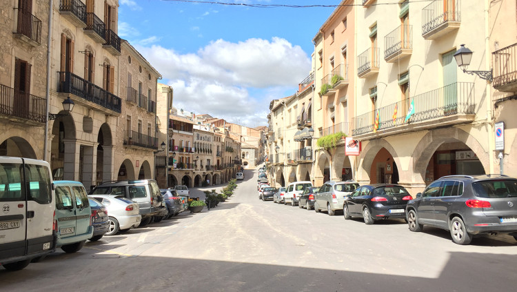 Plaça 1 d'octubre de les Borges Blanques