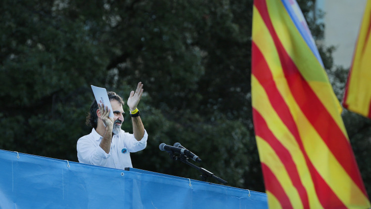 Jordi Cuixart a la diada de 2017. Jordi Play