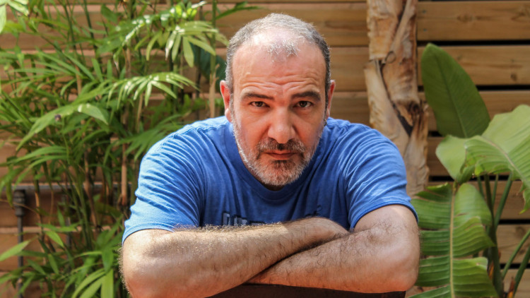 Guillem Sala, autor de "La fuga de l’home cranc". Esteve Plantada