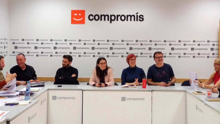 L’executiva nacional de Compromís és el principal òrgan col·legiat de la coalició valencianista. 