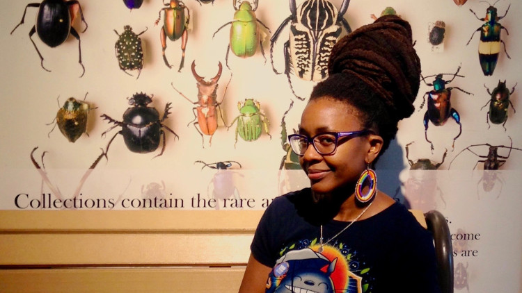 Nnedi Okorafor, en una imatge promocional. Nnedi Okorafor