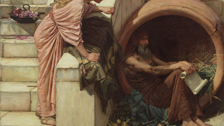 Diògenes (1882),  de John William Waterhouse