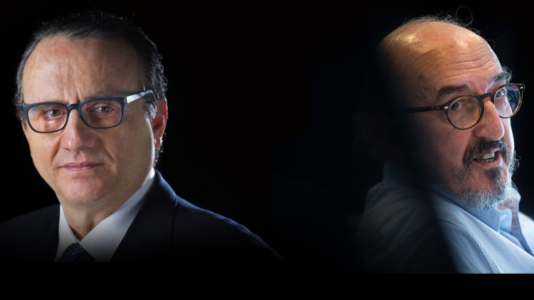Javier Moll i Jaume Roures, propietaris d’Editorial Prensa Ibérica i Mediapro, respectivament, han pugnat per l’aquisició de Grupo Zeta, que finalment ha aconseguit el primer.