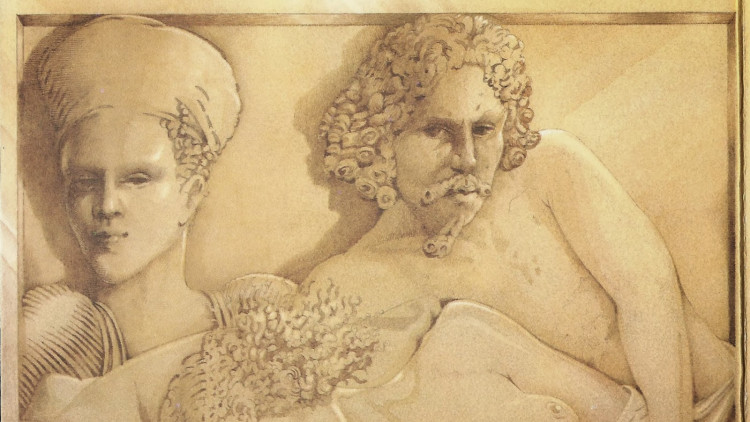 Tirant lo Blanch amb Carmesina. Manolo Boix