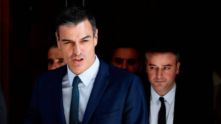 Pedro Sánchez, acompanyat del seu cap de gabinet, Iván Redondo, després de la investidura fallida del 25 de juliol.. EFE