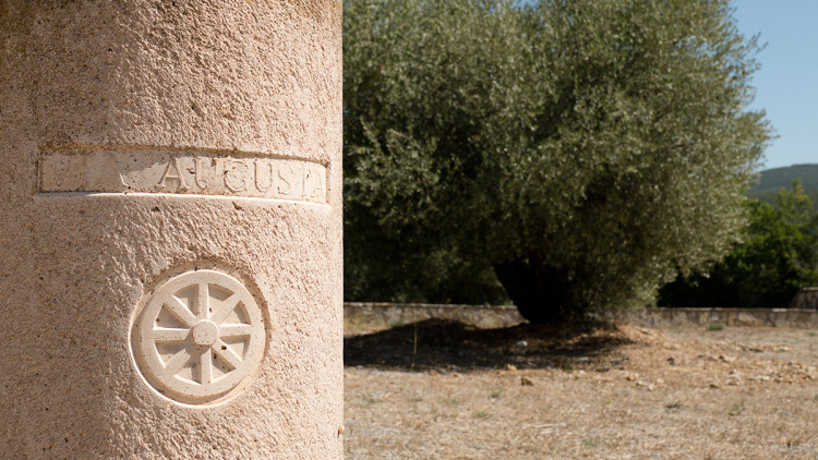 Mil·liari del sender de la Via Augusta, al Maestrat. Eliseu T. Climent