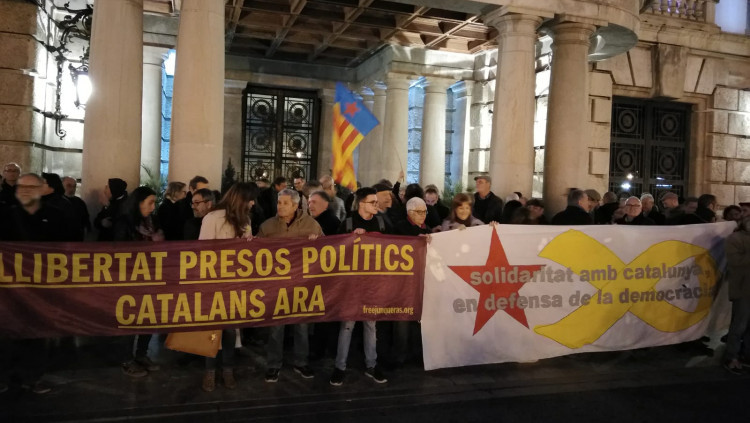 Acte contra el judici del procés a València| EL TEMPS