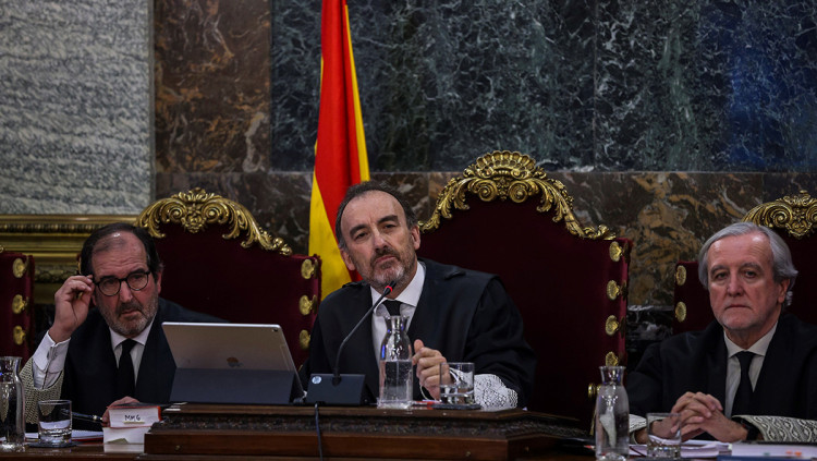Manuel Marchena al judici del Tribunal Suprem. Agència Catalana de Notícies