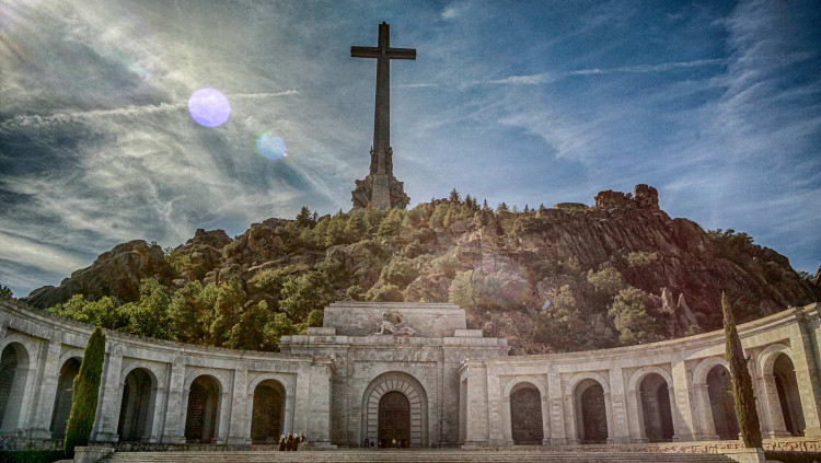 El Valle de los Caídos on fins ara descansaven les despulles del dictador Franco.. Europa Press