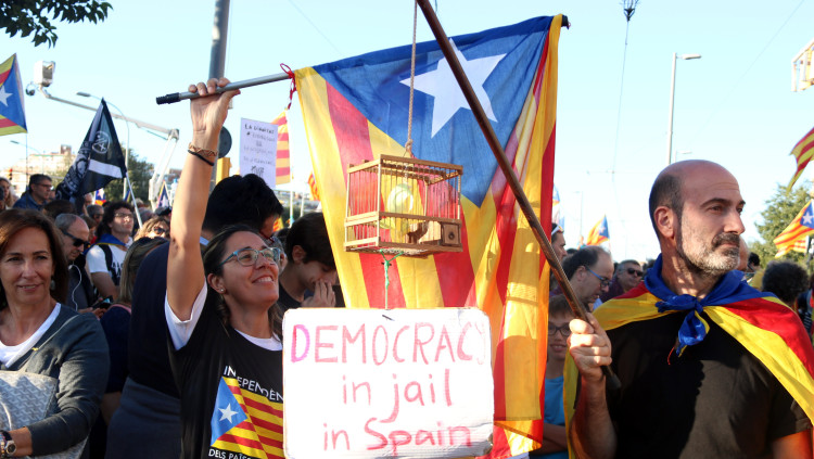 Manifestació a Barcelona. Agència Catalana de Notícies
