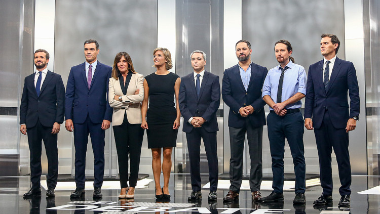 Imatge del debat electoral. Europa Press