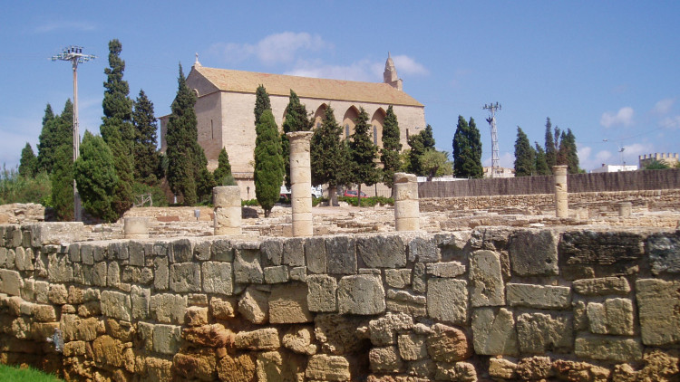 Murada tardana. Pol·lèntia, l'Alcúdia. Consorci de la ciutat romana de Pol·lèntia. Alcúdia, Mallorca