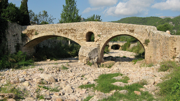 Pont romà de Pollença. Ajuntament de Pollença