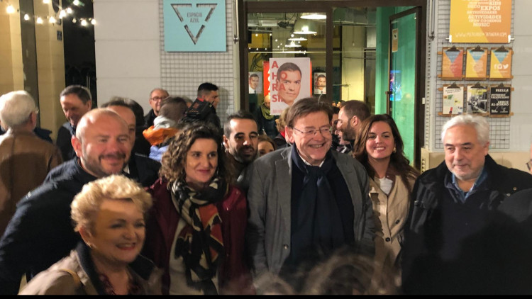 Puig lamenta el "forat negre" de Vox i espera la "complicitat" de Sánchez amb els valencians si governa. Europa Press