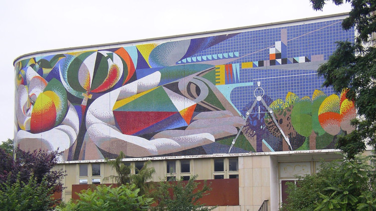 Mural d'Erfurt de Josep Renau. FundacióThomas WolfWüstenrot