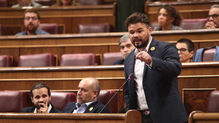 Gabriel Rufián. Europa Press