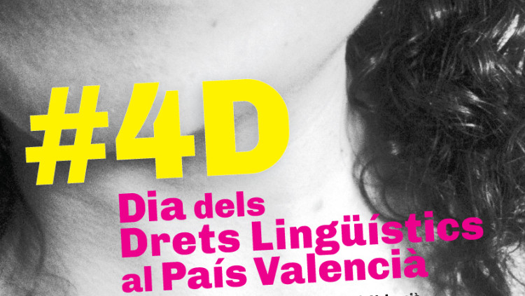 Cartell Plataforma pels Drets Lingüístics al País Valencià 