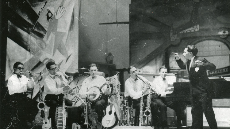 Els Weintraub Syncopators, una de les més bandes de jazz de més èxit de l’Alemanya d’aquells temps.