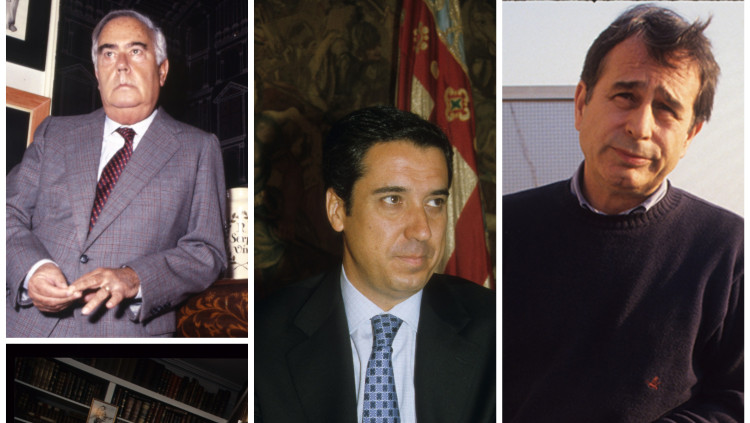 Joan Perucho, Eduardo Zaplana i Ovidi Montllor