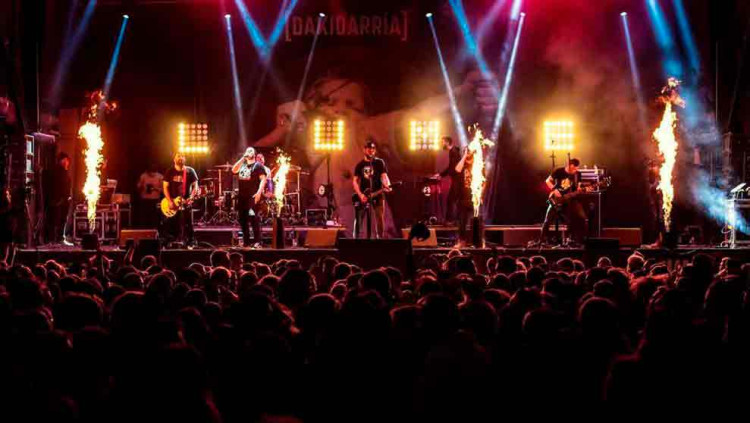 Dakidarria durant la seua actuació al Festivern| Dakidarria