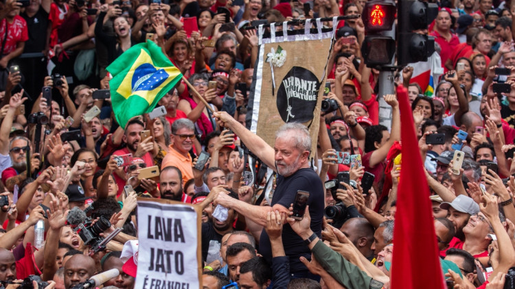 Demostració de suport a Lula da Silva del passat novembre a São Paulo. Europa Press