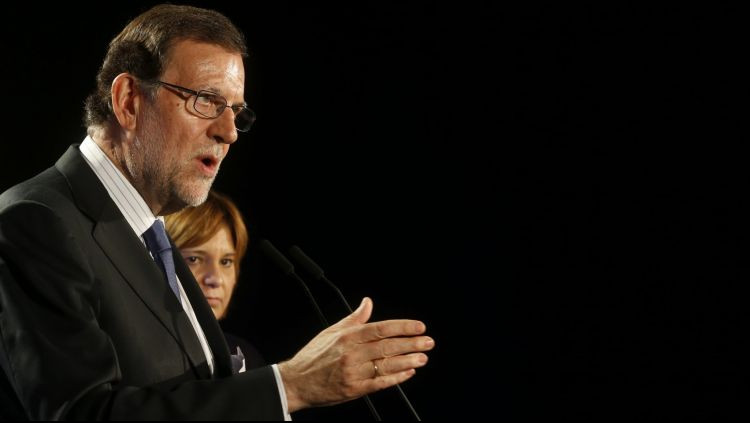 Mariano Rajoy i Isabel Bonig. EFE