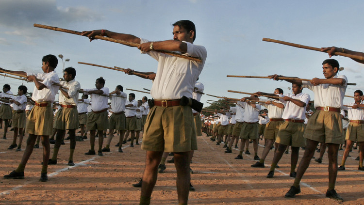 Rashtriya Swayamsevak Sangh (RSS), l’organització de voluntaris més gran del món.