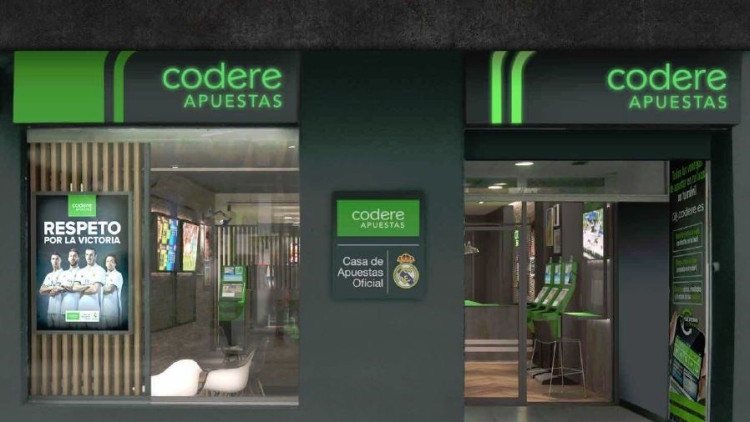 Casa d'apostes del grup Codere amb el reclam del Reial Madrid| Europa Press
