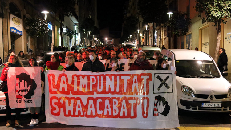 Manifestació a Tarragona contra la indústria petroquímica. Agència Catalana de Notícies