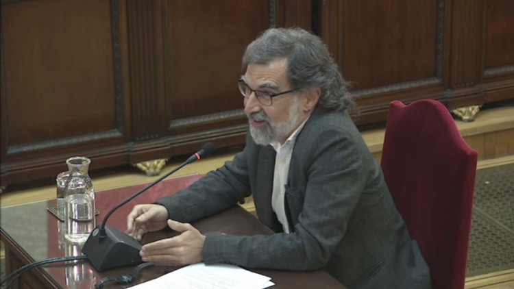 Jordi Cuixart declara al Tribunal Suprem. Agència Catalana de Notícies