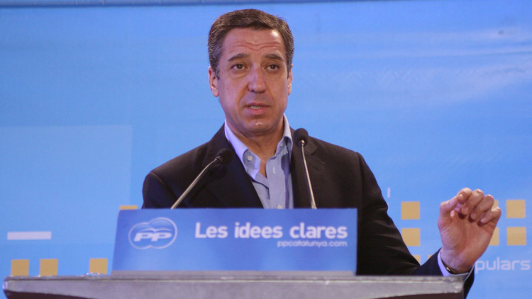 Eduardo Zaplana en una imatge d'arxiu. Agència Catalana de Notícies