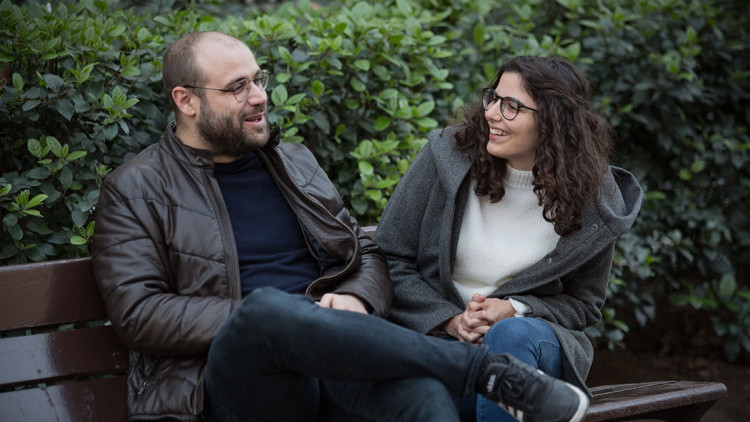 Manel Vidal i Clàudia Rius. Sira Esclasans