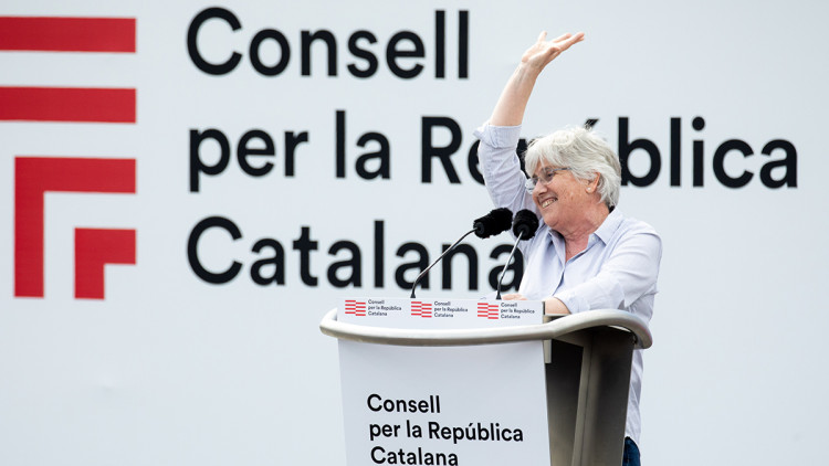 Clara Ponsatí a Perpinyà. Robert Ramos