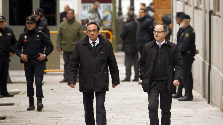 Josep Rull i Jordi Turull. Agència Catalana de Notícies