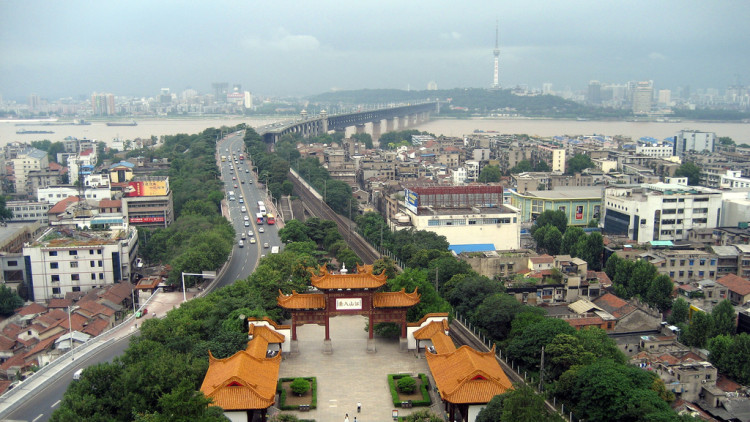 Panoràmica de la ciutat de Wuhan