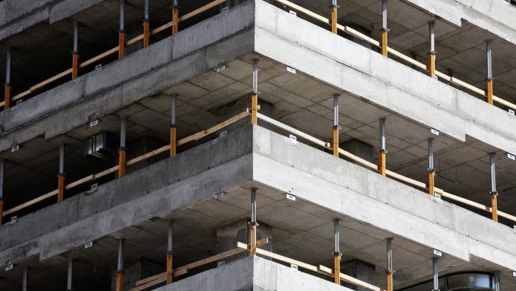 Edifici en construcció. Agència Catalana de Notícies