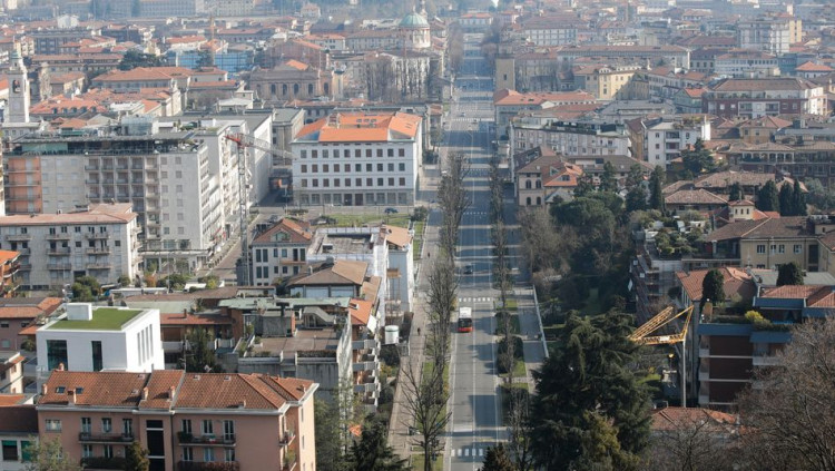 Panoràmica de Bèrgam. Der Spiegel