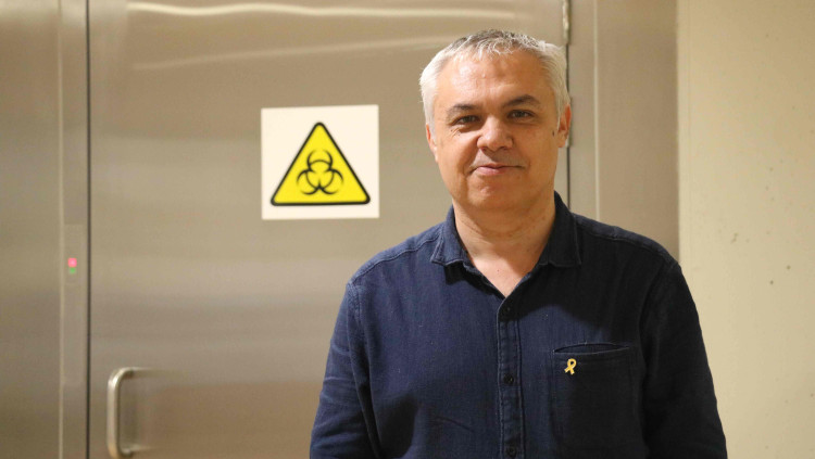Xavier Abad, doctor en Ciències Biològiques i Cap de la Unitat de Biocontenció i Laboratoris NBS2 al Centre de Recerca en Sanitat Animal de l'Institut i Tecnologia Agroalimentàries| Cedida