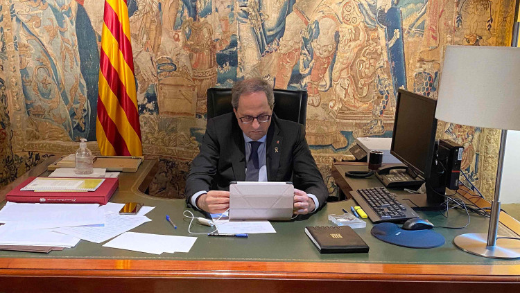 El president de la Generalitat de Catalunya, Quim Torra| Europa Press